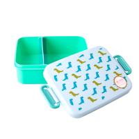 Blue & Green Dinosaur Print Lunchbox By Rice DK